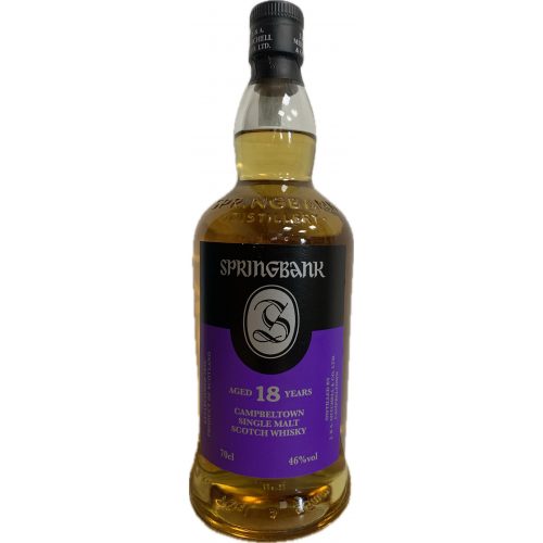 Springbank 18 éves Single Malt whisky