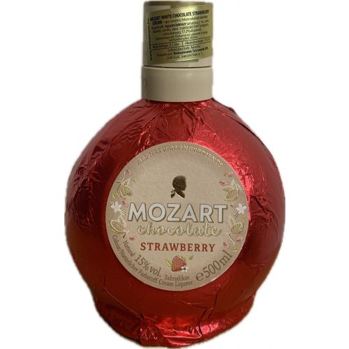 Mozart White Chocolate Strawberry likőr