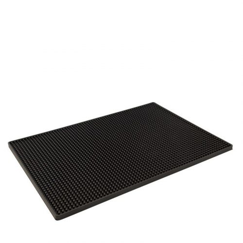 BAR MAT 45*30CM - FEKETE GUMI