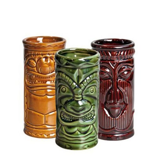 TIKI - KERÁMIA POHARAK, 3DB/SZETT, 250ml